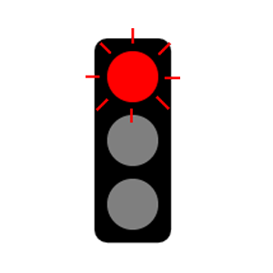 maryland-flashing red light
